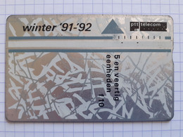 Carte Optique PTT Telecom 1991 Winter 91'-92 - öffentlich