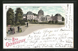 Lithographie Bad Oeynhausen, Soolbad - Bad Oeynhausen