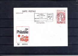 Entier Postal. Club Philatélie Croix Rouge. 1983 - Croix Rouge