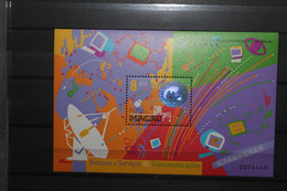 Macao; Republik Portugal; Hologramm Block Telecommunication, Block 67; Nummeriert, MNH - Hologrammes