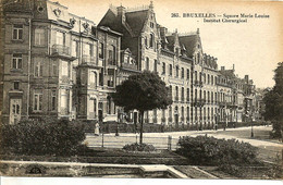 CPA-BRUXELLES " Square Marie-Louise, Institut Chirurgical " - Gesundheit, Krankenhäuser