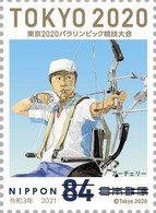 (oly51) Japan Paralympic Games Tokyo 2020 Archery MNH - Ongebruikt