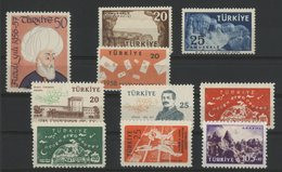 TURQUIE Cote 5.4 € N° 1336 + 1407 + 1408 + 1411 + 1421 + 1422 + 1423 + 1424 + 1443 + 1446 Neufs ** MNH. TB - Nuovi