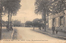 CPA 28 DREUX LA GARE VUE PRISE BOULEVARD LOUIS TERRIER - Dreux