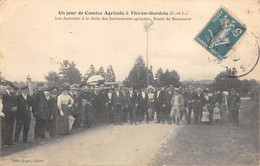 CPA 28 UN JOUR DE COMICE AGRICOLE A THIRON GARDAIS LES AUTORITES A LA VISITE (cpa Rare - Sonstige & Ohne Zuordnung