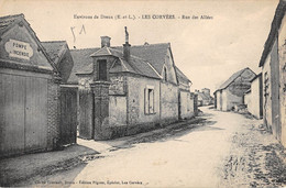 CPA 28 LES CORVEES RUE DES ALLEES - Sonstige & Ohne Zuordnung