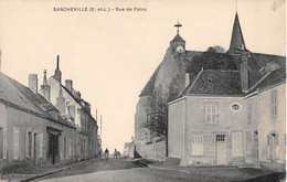 CPA 28 SANCHEVILLE RUE DE FAINS - Sonstige & Ohne Zuordnung