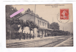 CPA :  14 X 9  -  GRESY-sur-ISERE -  La Gare - Gresy Sur Isere