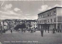 Catanzaro  1952 Piazza Matteotti E Grande Albergo Moderno - Catanzaro