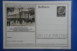 U22 ALLEMAGNE  BELLE LETTRE 1925    PERFORATED DRUCKPROBE  NON VOYAGEE - Covers & Documents