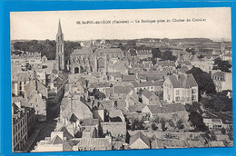 2 CPA SAINT POL DU LEON Basilique Prise Du Clocher Creisk'er N°39 Col NL Morlaix Rétable De La Vierge N°92  JP Morlaix - Saint-Pol-de-Léon