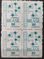 C 560 Brazil Stamp Exhibition Lubrapex 1966 Block Of 4 - Andere & Zonder Classificatie