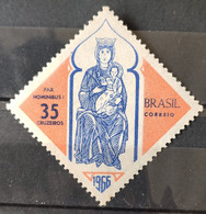 C 562 Brazil Stamp Christmas Mary And Jesus Religion 1966 1 - Andere & Zonder Classificatie