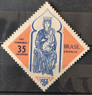 C 562 Brazil Stamp Christmas Mary And Jesus Religion 1966 2 - Sonstige & Ohne Zuordnung