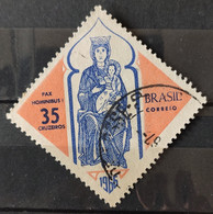 C 562 Brazil Stamp Christmas Mary And Jesus Religion 1966 Circulated 1 - Other & Unclassified