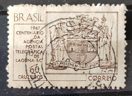 C 563 Brazil Stamp Centenary Of Postal Telegraph Agency Of Laguna Coat Of Arms  Postal Service 1967 Circulated 5 - Andere & Zonder Classificatie