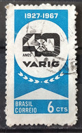 C 567 Brazil Stamp Birthday Varig Aviation 1967 Circulated 1 - Other & Unclassified