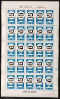 C 567 Brazil Stamp Birthday Varig Aviation 1967 Sheet - Other & Unclassified