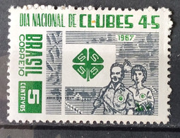 C 573 Brazil Stamp National Clubs Day 4 S Being Knowledge Health Feeling 1967 1 - Other & Unclassified