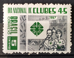 C 573 Brazil Stamp National Clubs Day 4 S Being Knowledge Health Feeling 1967 3 - Andere & Zonder Classificatie