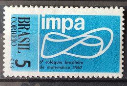 C 574 Brazil Stamp Colloquium Brazilian Mathematics Pocos De Caldas Impa 1967 2 - Sonstige & Ohne Zuordnung