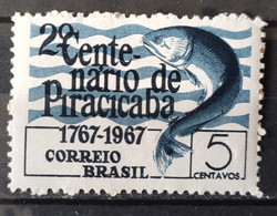 C 575 Brazil Stamp Centenary Of Piracicaba Fish 1967 1 - Other & Unclassified