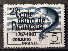 C 575 Brazil Stamp Centenary Of Piracicaba Fish 1967 3 - Other & Unclassified