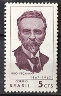 C 580 Brazil Stamp Centenary Nile Personality 1967 2 - Autres & Non Classés