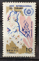 C 584 Brazil Stamp International Year Of Tourism 1967 2 - Other & Unclassified
