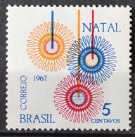 C 586 Brazil Stamp Christmas Religion 1967 2 - Other & Unclassified