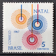 C 586 Brazil Stamp Christmas Religion 1967 3 - Autres & Non Classés