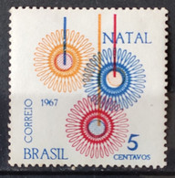 C 586 Brazil Stamp Christmas Religion 1967 4 - Autres & Non Classés