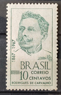 C 588 Brazil Stamp Centenary Of Rodrigues De Carvalho 1967 2 - Otros & Sin Clasificación