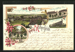 Lithographie Rothenfelde, Badehotel Und Sool Bad, Kurhaus, Altes Gradierwerk - Bad Rothenfelde