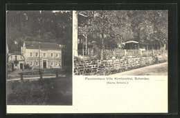 AK Schandau, Hotel Villa Kirnitzschtal, Aussenansicht, Blick In Den Garten - Kirnitzschtal