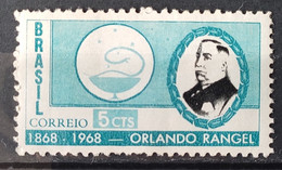 C 589 Brazil Stamp Centenary Orlando Rangel 1968 1 - Autres & Non Classés