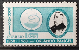 C 589 Brazil Stamp Centenary Orlando Rangel 1968 2 - Autres & Non Classés