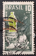 C 590 Brazil Stamp 150 Years Search Underwater Diving Suit Diving 1968 Circulated 2 - Andere & Zonder Classificatie