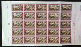 C 596 Brazil Stamp 500 Years Cabral Mass Portinari Art 1968 Sheet - Sonstige & Ohne Zuordnung