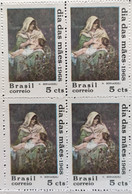 C 597 Brazil Stamp Mothers Day 1968 Block Of 4 - Andere & Zonder Classificatie