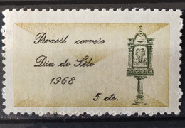 C 603 Brazil Stamp Day Brazil Postal Service 1968 3 - Otros & Sin Clasificación