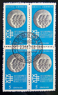 C 608 Brazil Stamp Conference Of American Armies Military 1968 Block Of 4 CPD Guanabara - Otros & Sin Clasificación