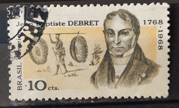 C 616 Brazil Stamp 200 Years Painter Jean Baptiste Debret Art Personality 1968 Circulated 3 - Otros & Sin Clasificación