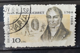 C 616 Brazil Stamp 200 Years Painter Jean Baptiste Debret Art Personality 1968 Circulated 4 - Otros & Sin Clasificación