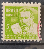 C 620 Brazil Stamp Campaign Against Leprosy Leprosy Father Benedict Religion Health H13 1968 Circulated 1 - Otros & Sin Clasificación