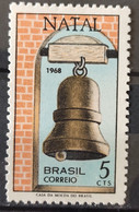 C 623 Brazil Stamp Christmas Religion Bell 1968 2 - Sonstige & Ohne Zuordnung