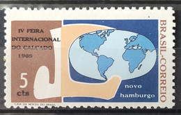 C 630 Brazil Stamp Footware National Fair Novo Hamburgo Map Economy 1969 1 - Other & Unclassified