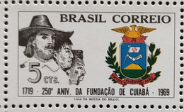 C 632 Brazil Stamp Birthday Of Cuiaba Mato Grosso Brasao 1969 - Other & Unclassified