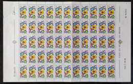 C 634 Brazil Stamp 50 Years Of The Company Philatelica Paulista 1969 Sheet - Autres & Non Classés