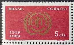 C 636 Brazil Stamp 50 Years Of The International Labor Organization ILO Economy 1969 - Other & Unclassified